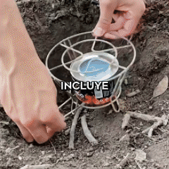 Kit de utensilios de cocina para camping