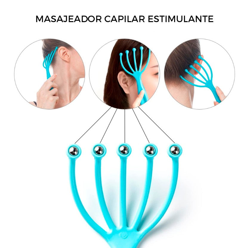 Masajeador capilar estimulante