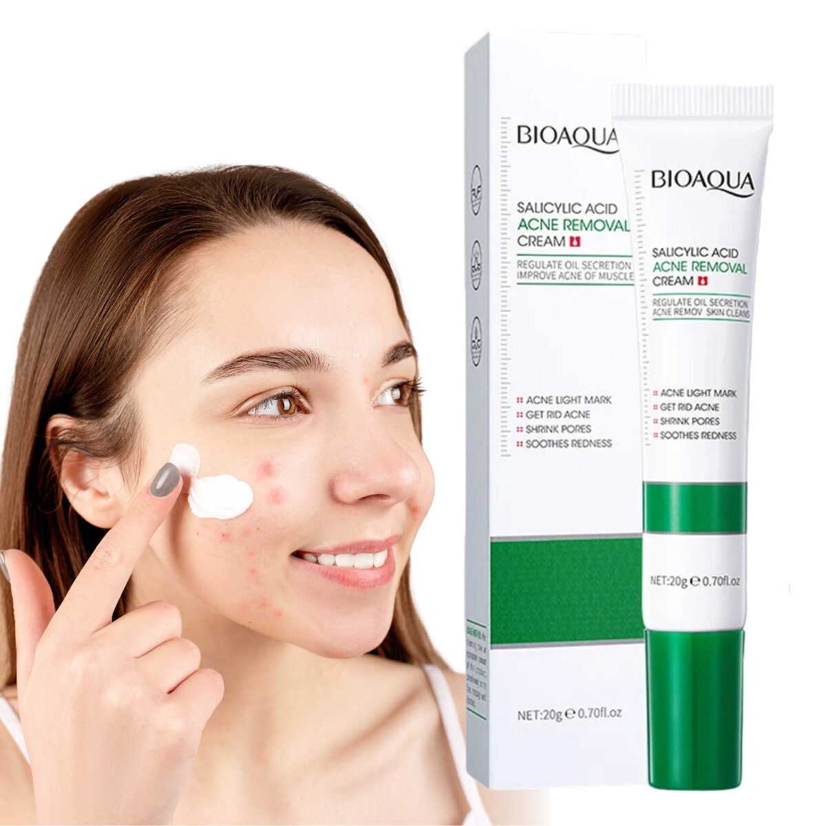 Crema Antiacné de Acido Salicílico Bioaqua